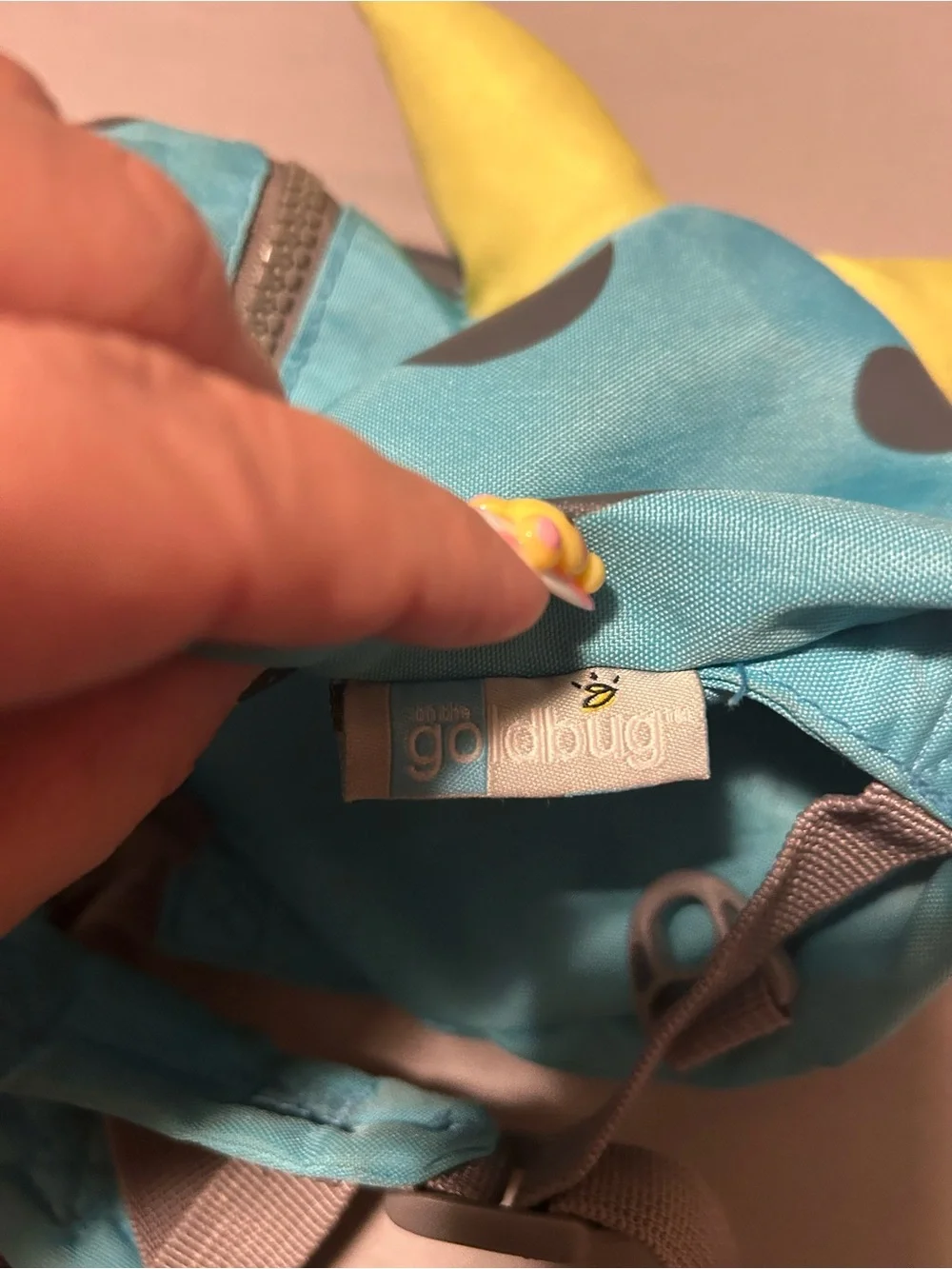 Dino Spike Backpack little kid - Teal & Yellow